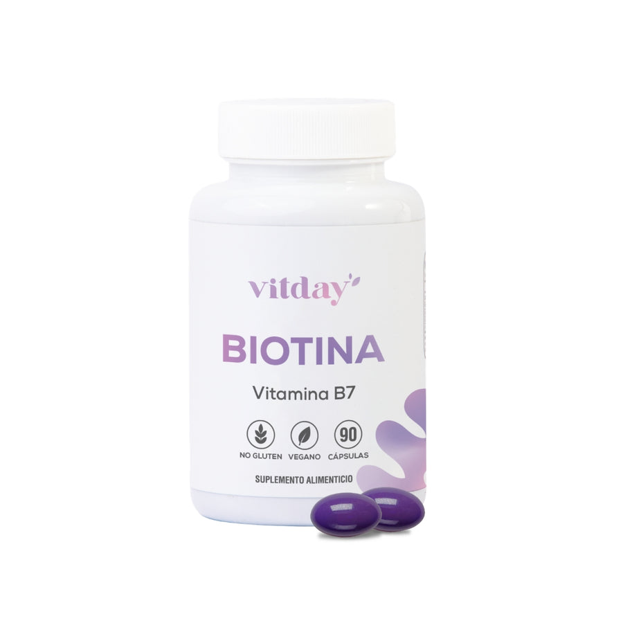 Biotina 10 mg | Vitamina B7 de Alta Potencia | 90 cápsulas