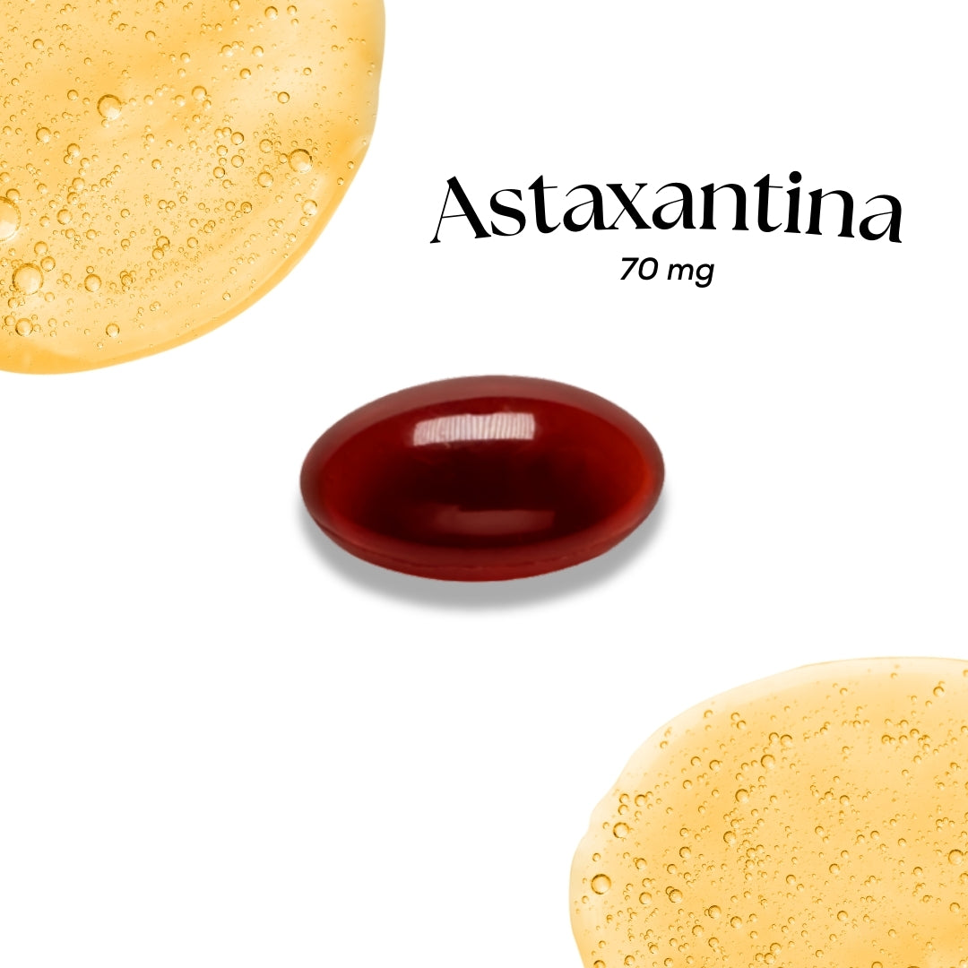 Astaxantina 10 mg | Aceite de Pescado, EPA + DHA 60 mg) | 30 cápsulas