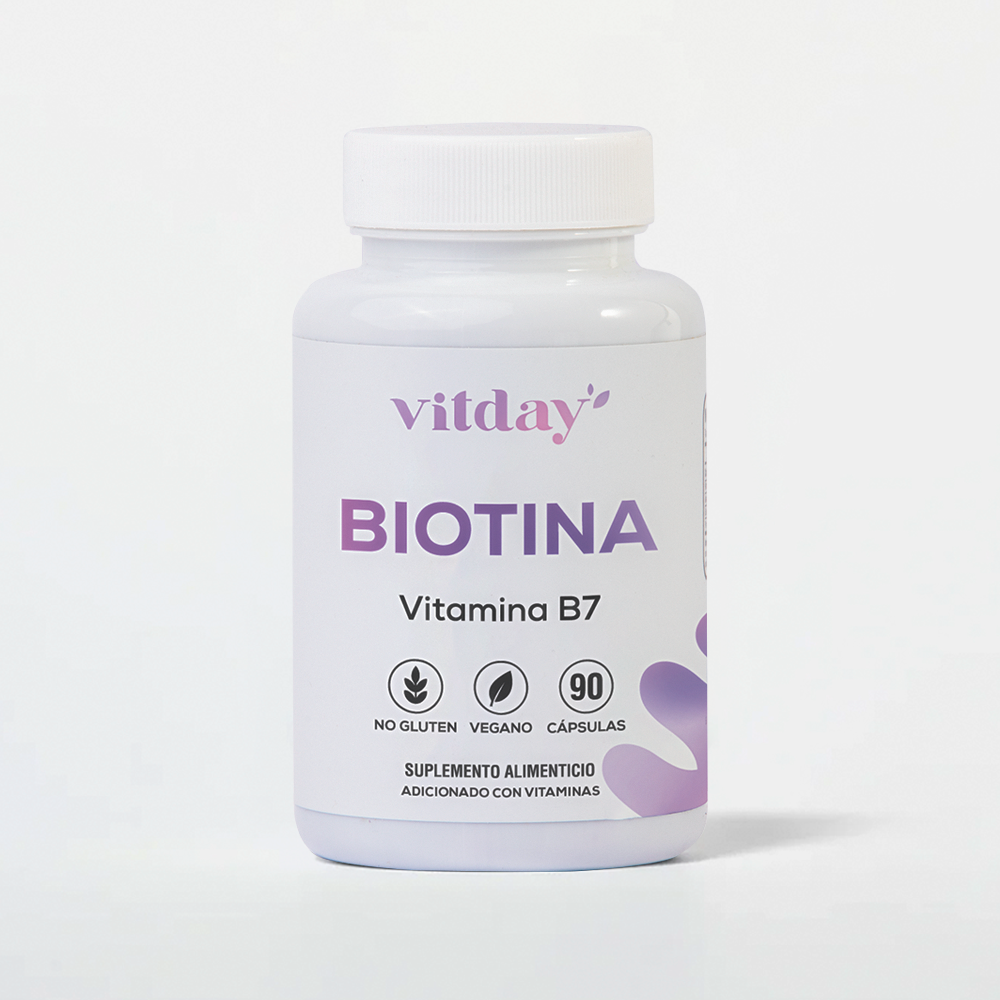 Biotina 10 mg | Vitamina B7 de Alta Potencia | 90 cápsulas