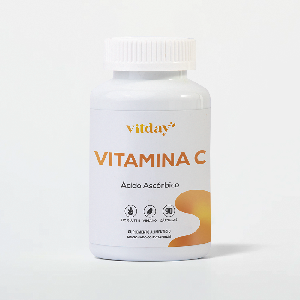 Vitamina C | 500 mg de Ácido Ascórbico | 90 cápsulas