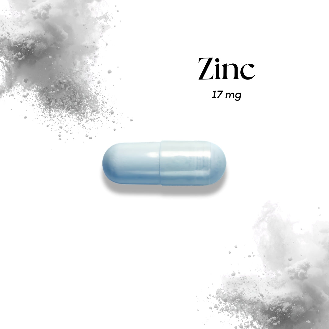 Zinc | 15 mg de Gluconato de Zinc + 2 mg de Cobre | 30 cápsulas